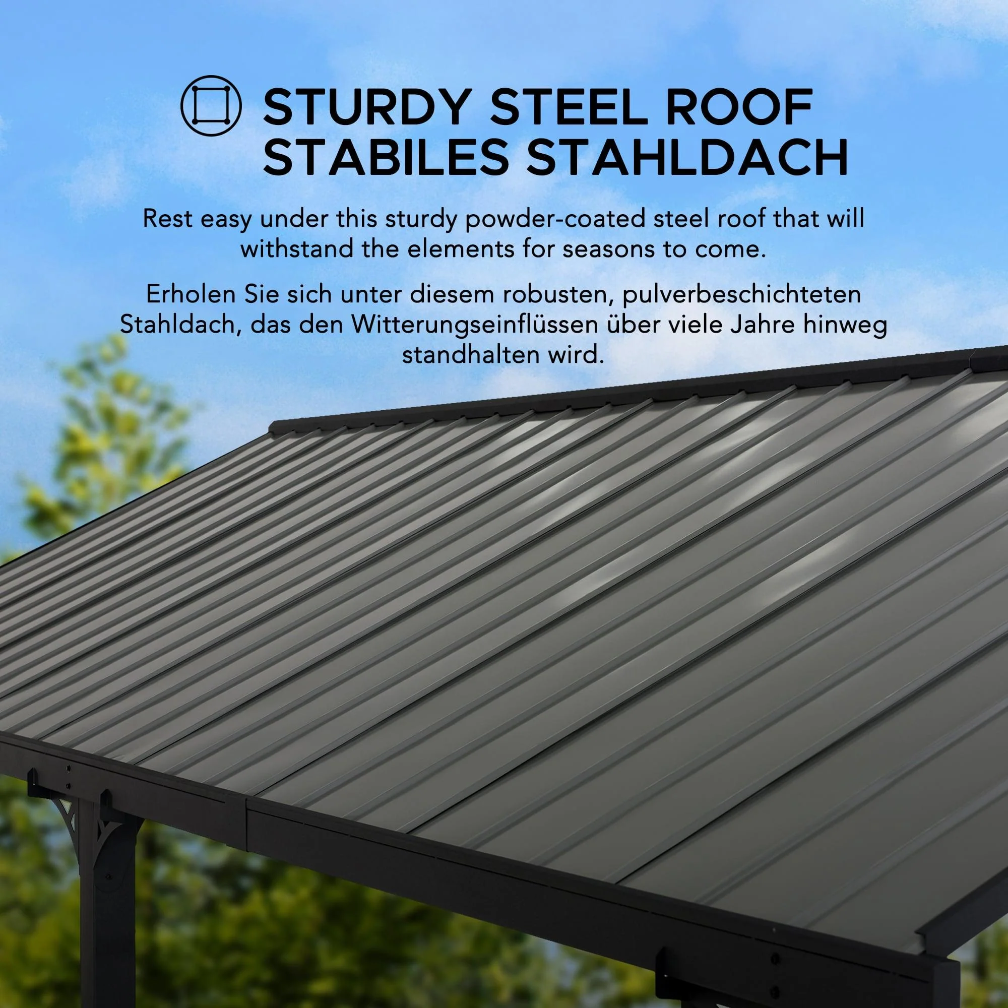 EIGER Steel Carport - 367cm x 610cm - Image 4
