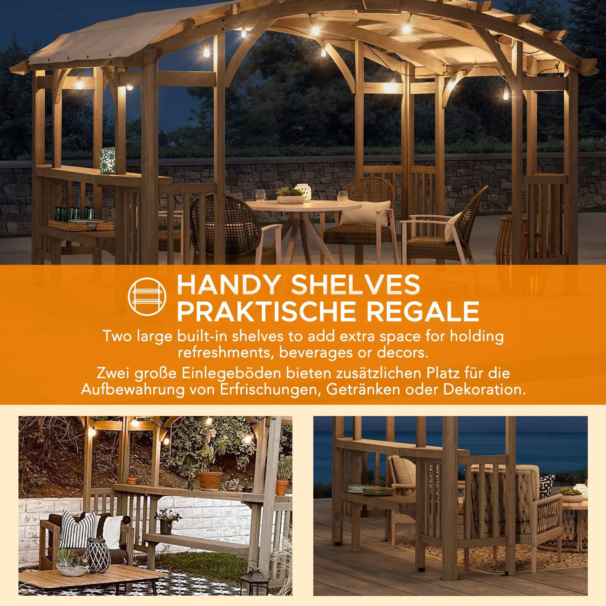 DAJTI Cedar Pergola - 305cm x 427cm - Image 7